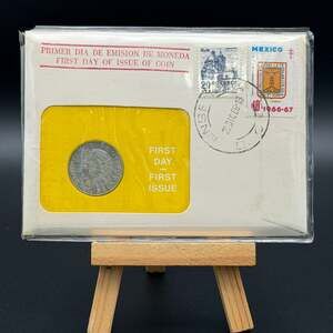 1966 Mexico 50 Centavos UNCIRCULATED First Day Issue Envelope Lot of 2